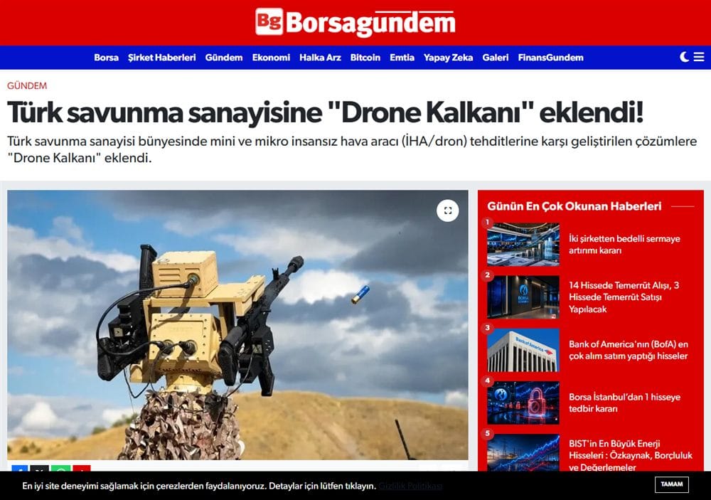 Borsa Gündem basın küpürü